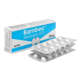 Bambec Tablets 10mg (1 Strip = 10 Tablets)
