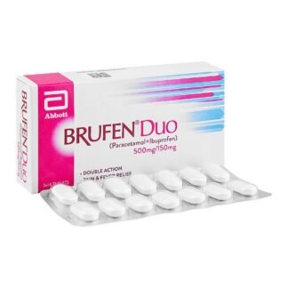 Brufen Duo Tablets 500/150mg (1 Box = 2 Strips) (1 Strip = 14 Tablets)