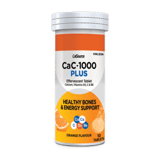 Cac-1000 Plus Effervescent Orange Flavor Tablets (1 Bottle = 10