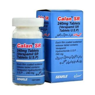 Calan Sr Tablets 240mg (1 Bottle = 10 Tablets)
