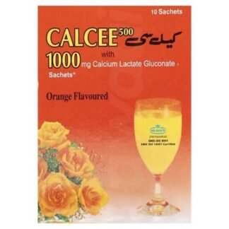 Calcee-500 Powder Orange Sachets (1 Box = 10 Sachets)