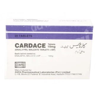 Cardace Tablets 10mg (1 Box = 2 Strips) (1 Strip = 10 Tablets)