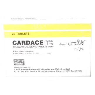 Cardace Tablets 5mg (1 Strip = 10 Tablets)