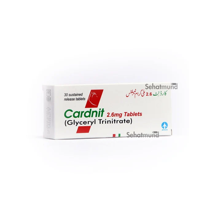 Cardnit Tablets 2.6mg (1 Box = 3 Strips) (1 Strip = 10 Tablets)