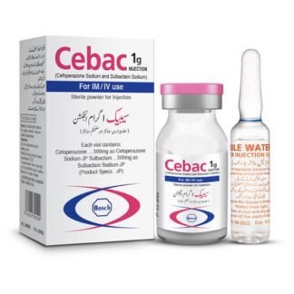 Cebac Im/Iv Injection 1g (1 Box = 1 Injection)