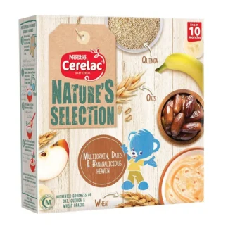 Cerelac Natures Selection Cereal, Multigrain, Dates & Bananalicious 175g