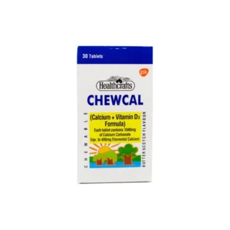 Chewcal Tablets 400mg/100IU (1 Bottle = 30 Tablets)