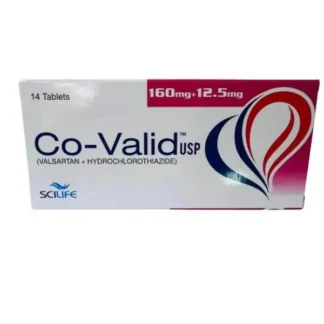 Co-Valid Tablets 160/12.5mg (1 Box = 1 Strip)(1 Strip = 14 Tablets)