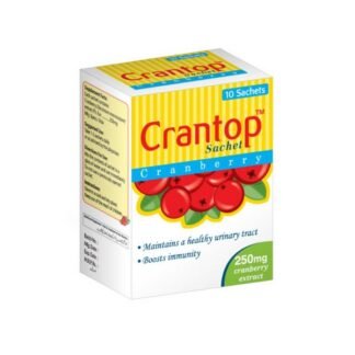 Crantop Cranberry Sachets 250mg (1 Box = 10 Sachets)
