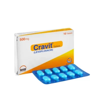 Cravit Tablets 500mg (1 Box = 1 Strip)(1 Strip = 10 Tablets)
