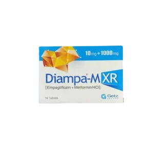 Diampa-M XR Tablets 10mg+1000mg (1 Strip = 7 Tablets)