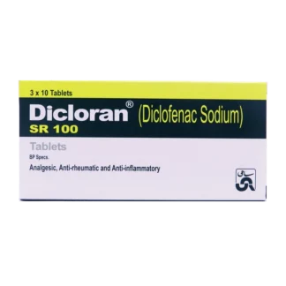 Dicloran SR Tablets 100mg (1 Box = 3 Strips) (1 Strip = 10 Tablets)