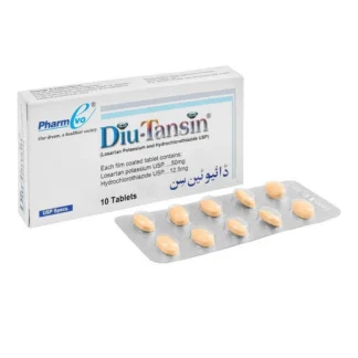 Diu-Tansin Tablets 50/12.5mg (1 Box = 1 Strip)(1 Strip = 10 Tablets)