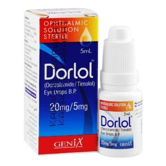 Dorlol 5ml Eye Drops 20mg/5mg