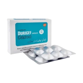Duricef Capsules 500mg (1 Strip = 6 Capsules)