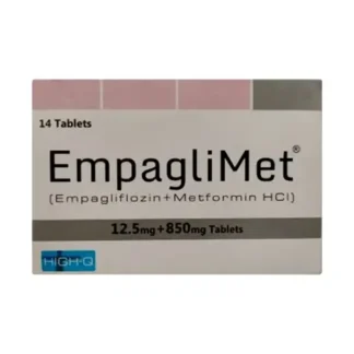 Empaglimet Tablets 12.5/500mg (1 Strip = 7 Tablets)