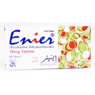 Enier Tablets 16mg (1 Strip = 10 Tablets)