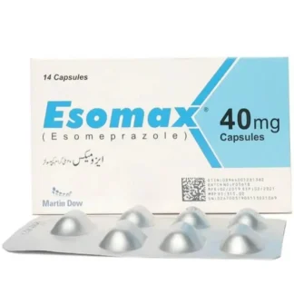 Esomax Capsules 40mg (1 Strip = 7 Capsules)