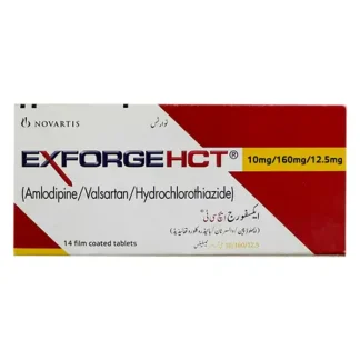 Exforge HCT Tablets 5/160/25mg (1 Box = 2 Strips) (1 Strip = 7 Tablets)