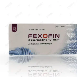 Fexofin Tablets 120mg (1 Strip = 10 Tablets)