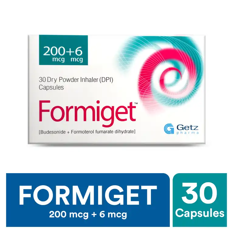 Formiget Capsules 200/6mcg (1 Box = 3 Strips) (1 Strip = 10 Capsules)
