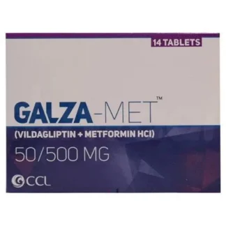 Galza-Met Tablets 50mg/500mg (1 Strip = 7 Tablets)