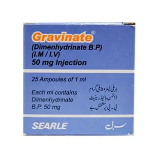 Gravinate Im/Iv Injection 50mg (1 Box = 25 Ampoules)