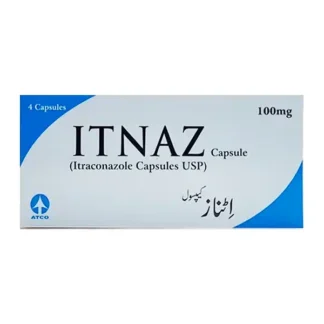 Itnaz Capsules 100mg (1 Box = 4 Capsules)