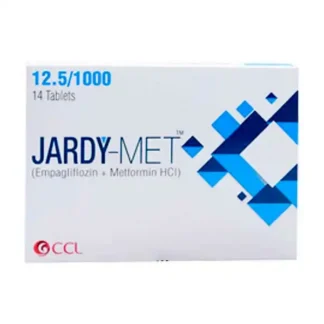 Jardy-Met Tablets 12.5+1000mg (1 Strip = 7 Tablets)