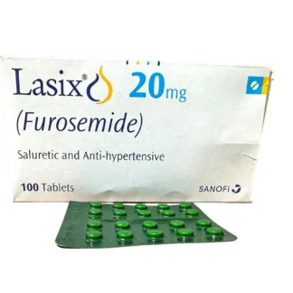 Lasix Tablets 20mg (1 Strip = 50 Tablets)