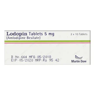 Lodopin Tablets 5mg (1 Strip = 10 Tablets)