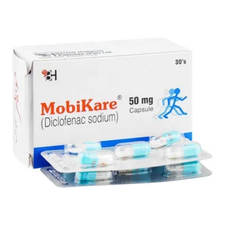 Mobikare Capsules 50mg (1 Strip = 5 Capsules)