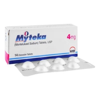 Myteka Tablets 4mg (1 Strip = 7 Tablets)