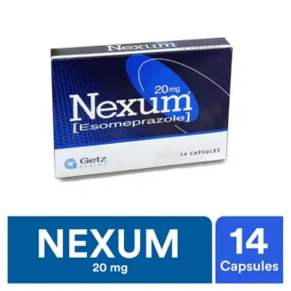 Nexum Capsules 20mg (1 Strip = 7 Capsules)
