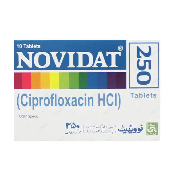 Novidat Tablets 250mg (1 Box = 1 Strip)(1 Strip = 10 Tablets)