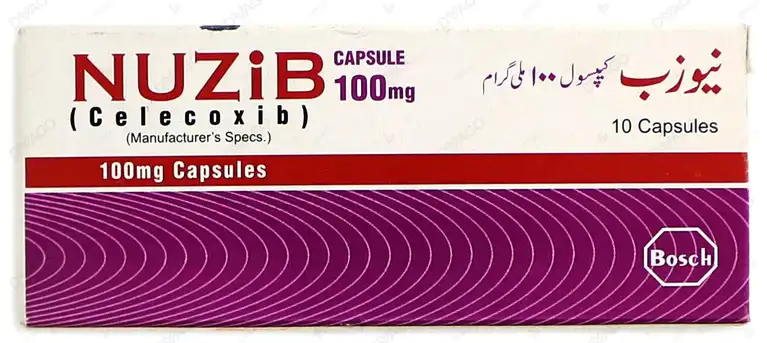 Nuzib Capsules 100mg (1 Box = 1 Strip)(1 Strip = 10 Capsules)
