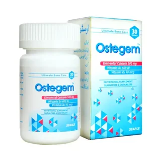 Ostegem Od Tablets 500mg/600Iu/90Mcg (1 Bottle = 30 Tablets)