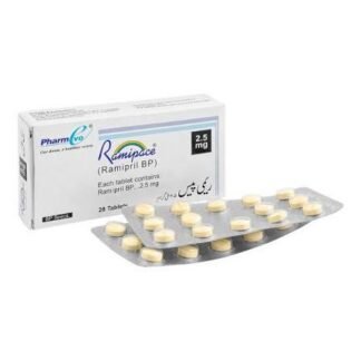 Ramipace Tablets 2.5mg (1 Strip = 14 Tablets)