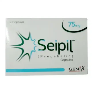 Seipil Capsules 75mg (1 Strip = 7 Capsules)