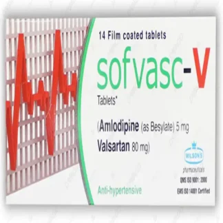 Sofvasc-V Tablets 5/80mg (1 Box = 1 Strip)(1 Strip = 14 Tablets)