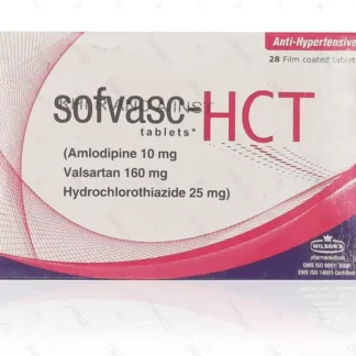 Sofvasc HCT Tablets 10-160-25mg (1 Strip = 14 Tablets)
