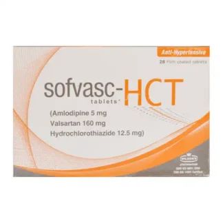 Sofvasc HCT Tablets 5-160-12.5mg (1 Strip = 14 Tablets)