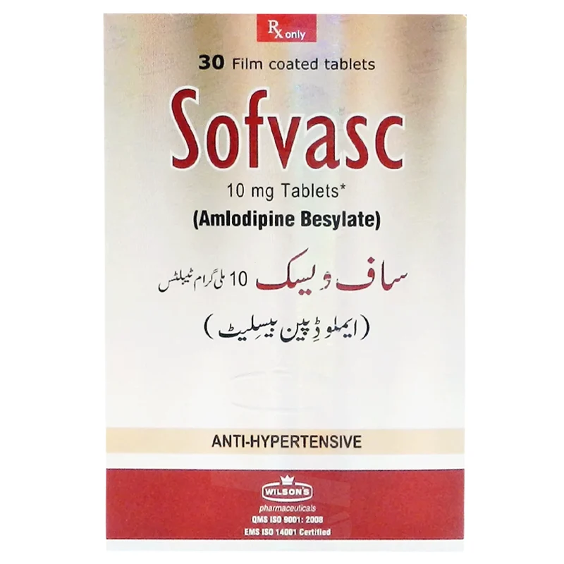 Sofvasc Tablets 10mg (1 Box = 2 Strips) (1 Strip = 15 Tablets)