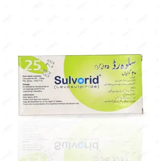 Sulvorid Tablets 25mg (1 Strip = 10 Tablets)