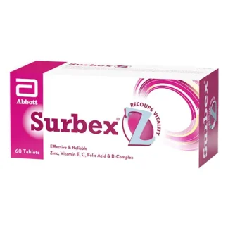 Surbex Z Tablets (1 Bottle = 60 Tablets)