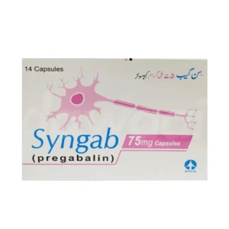 Syngab Capsules 75mg (1 Box = 2 Strips) (1 Strip = 7 Capsules)
