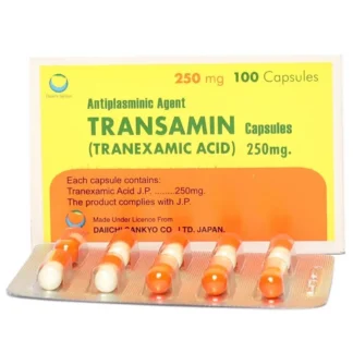 Transamin Capsules 250mg (1 Strip = 10 Capsules)