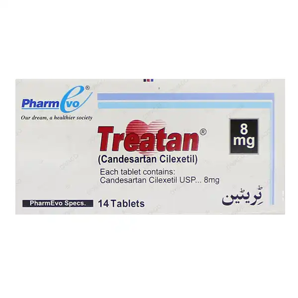 Treatan Tablets 8mg (1 Box = 1 Strip)(1 Strip = 14 Tablets)