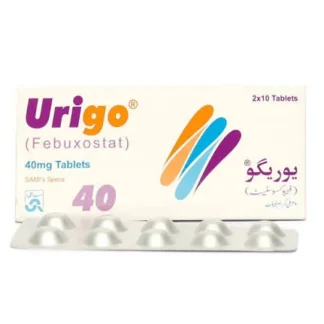 Urigo Tablets 40mg (1 Strip = 10 Tablets)
