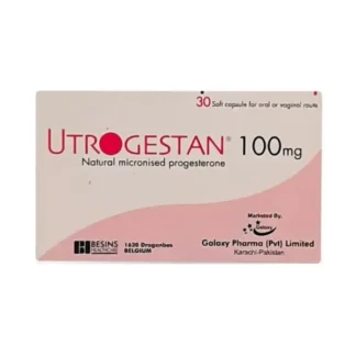 Utrogestan Capsules 100mg (1 Strip = 10 Capsules )